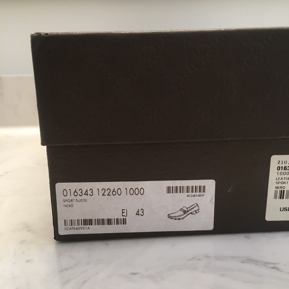 Gucci Horsebit Suede Loafers in Black - Picture 8 of 8